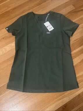 Women’s Moss Catarina- One-Pocket Scrub Top - XXS / Moss